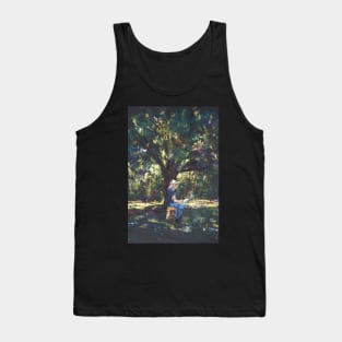Anne painting under the trees Tank Top